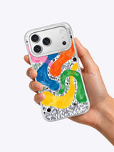 Paradise Final Çiçek Haritası Sanat Kılıfı iPhone 17 Pro Max için | Lila Marrow Sanatçı İşbirliği