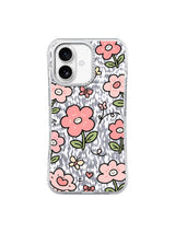 Blue Moon Butterfly Garden pattern on an iPhone 17 case