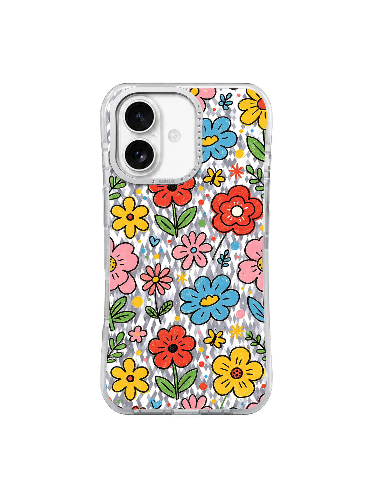 Vintage Color Bloom on an iPhone 17 case