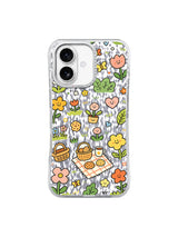 Pastel Blanket Brunch pattern on an iPhone 17 case
