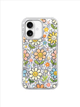 Bold Color Daisy Pop pattern içeren iPhone 17 kılıfı