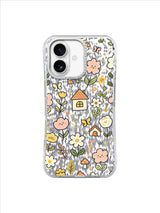 Tiny Cottage Bloom on an iPhone 17 case