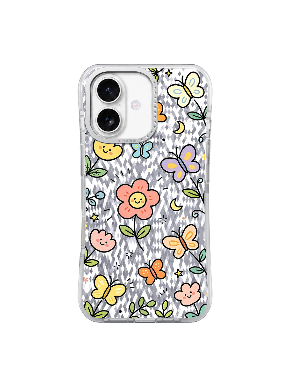 Butterfly Morning Garden artwork gallery view 18 on an iPhone 17 case