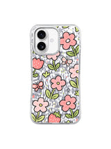 Pink Butterfly Blossoms pattern on an iPhone 17 case
