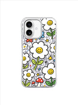 Sunshine Daisy Days pattern içeren iPhone 17 kılıfı