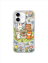 Squirrel Bunny Parade on an iPhone 17 case