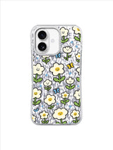 Pink Friendship Meadow pattern içeren iPhone 17 kılıfı
