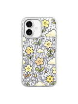 Lavender Moon Flowers pattern içeren iPhone 17 kılıfı