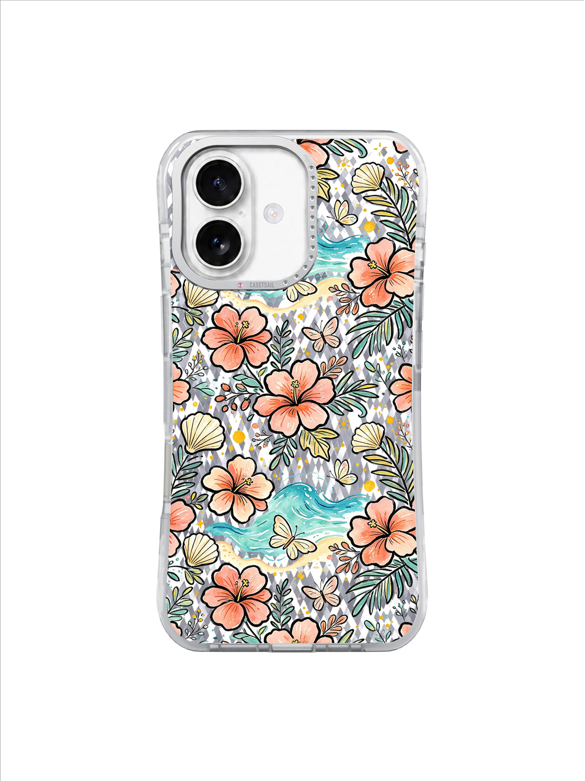 Coral Blossom Coast içeren iPhone kılıfı