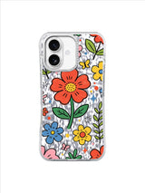 Star Petal Garden on an iPhone 17 case