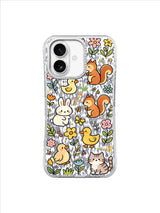 Garden Picnic Party on an iPhone 17 case
