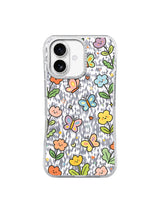 Yellow Butterfly Daybreak pattern on an iPhone 17 case