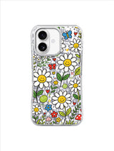 Colorful Daisy Day pattern içeren iPhone 17 kılıfı