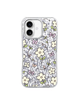 Ivory Daisy Sunrise pattern on an iPhone 17 case