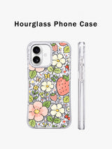 Strawberry Blossom Garden artwork gallery view 2 on an iPhone 17 case