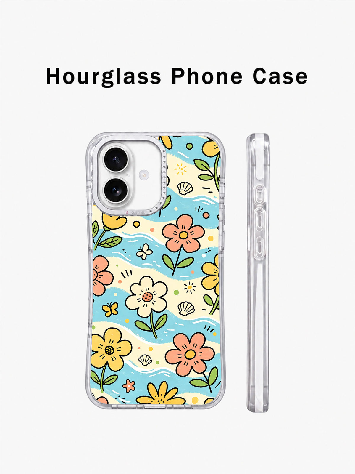 Ocean Flower Summer Garden artwork gallery view 2 on an iPhone 17 case