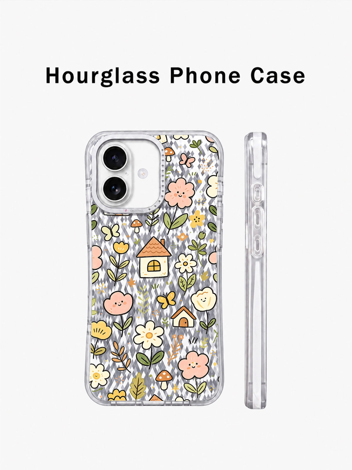 Cozy Cottage Flower World artwork gallery view 2 on an iPhone 17 case
