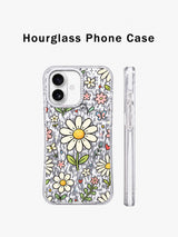 Pink Daisy Wonderland artwork gallery view 2 on an iPhone 17 case