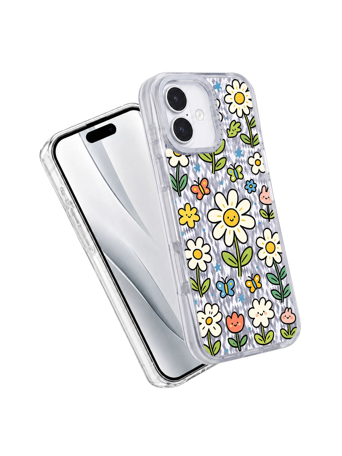 Minik Çiçek Dostluk Dünyası görseli galeri görünümü 7 içeren iPhone 17 kılıfı