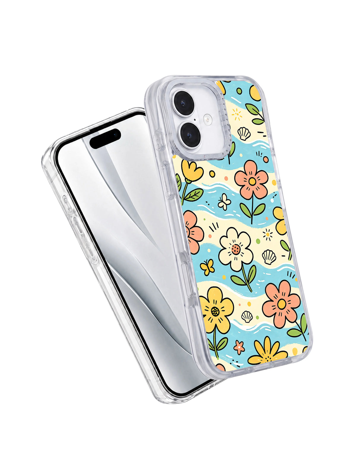 Ocean Flower Summer Garden artwork gallery view 3 on an iPhone 17 case