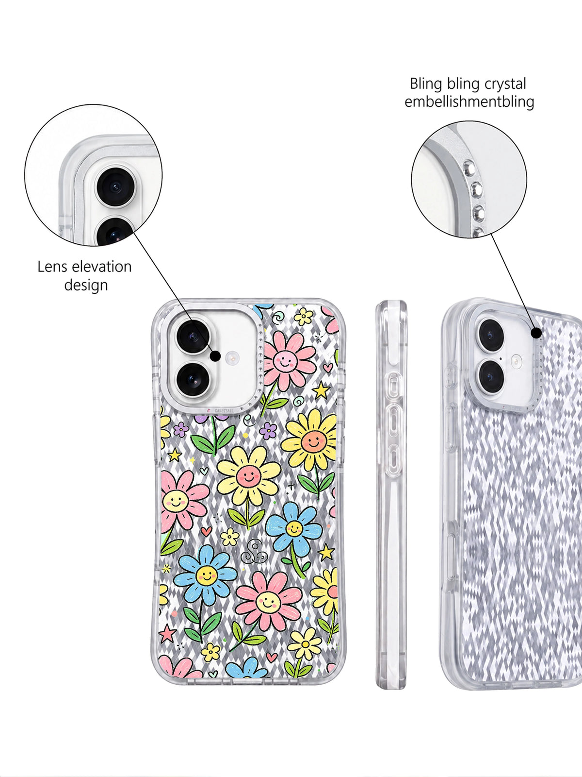 Tatlı Papatya Kutlaması görseli galeri görünümü 13 içeren iPhone 17 kılıfı