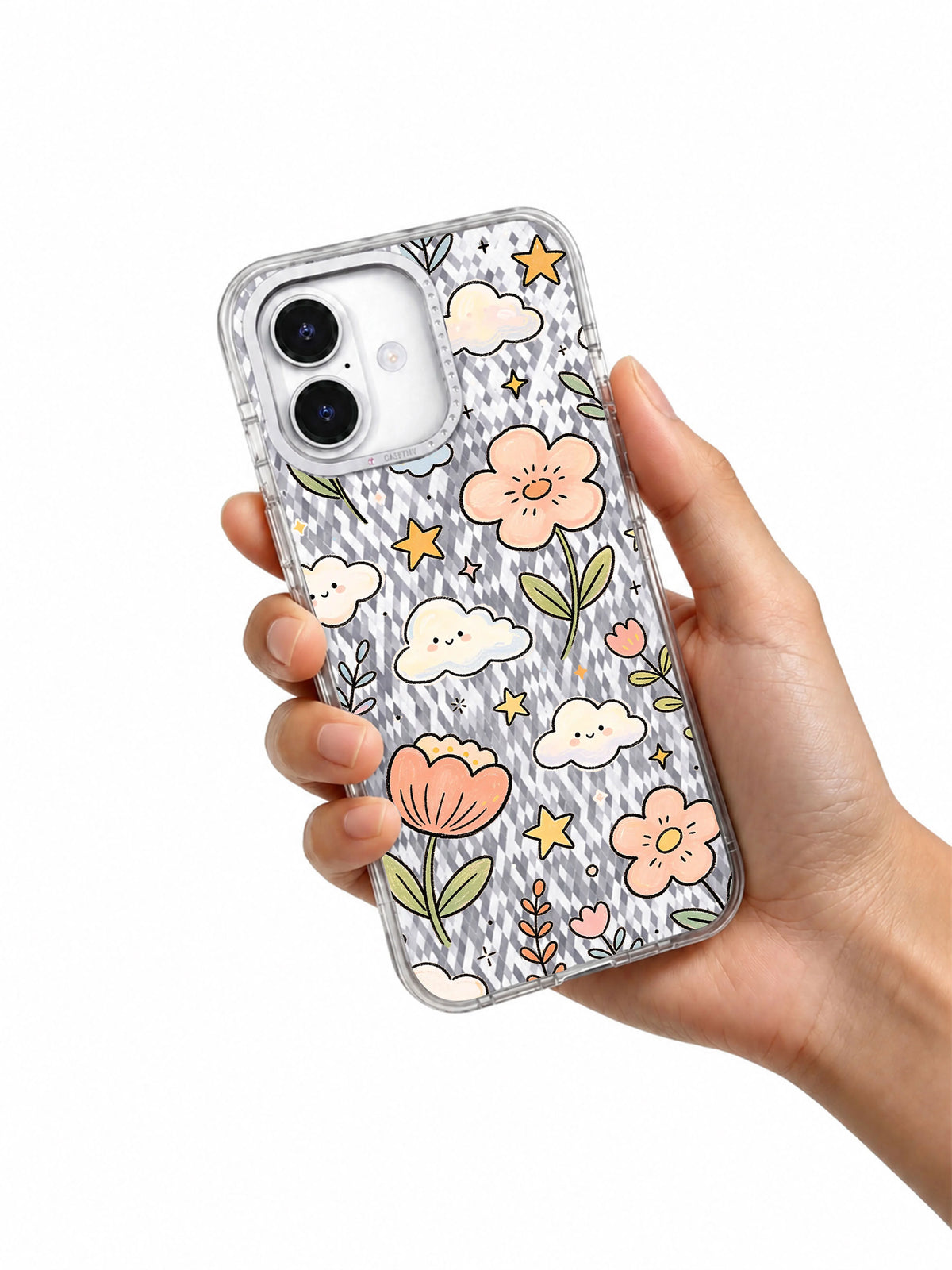 Çiçek Bulutu Rüya Bahçesi görseli galeri görünümü 6 içeren iPhone 17 kılıfı