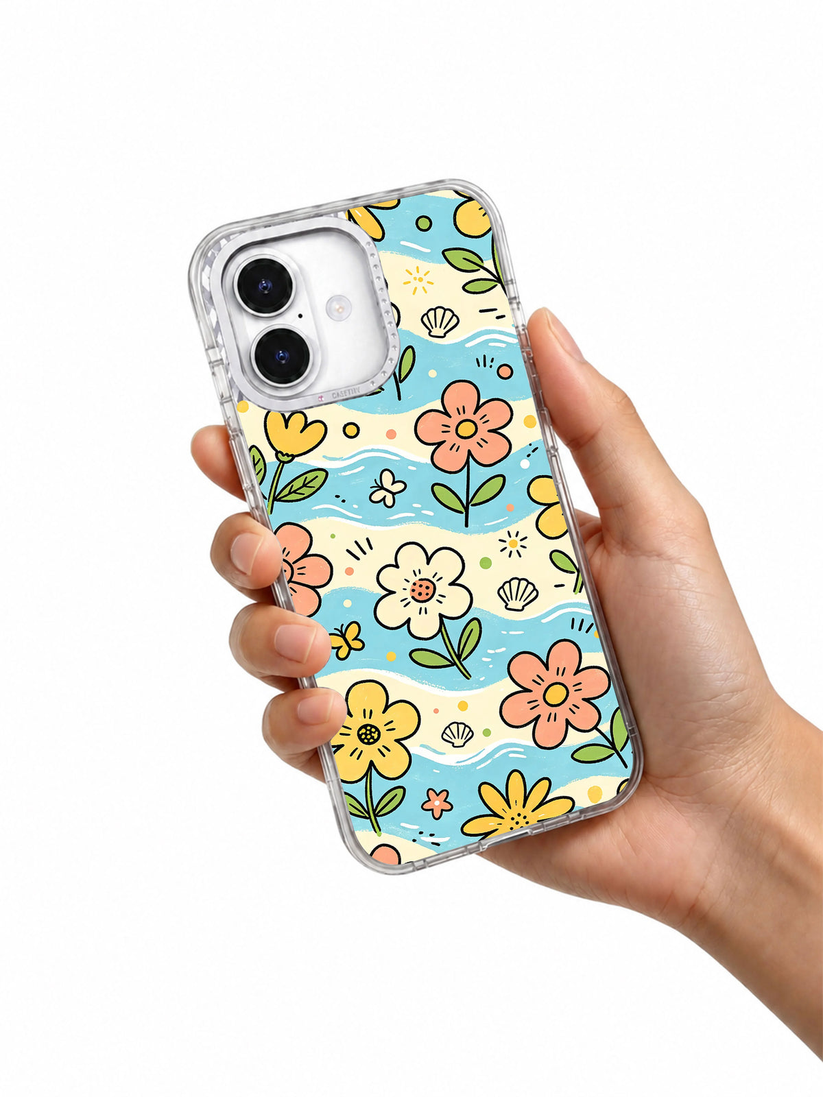 Ocean Flower Summer Garden artwork gallery view 6 on an iPhone 17 case