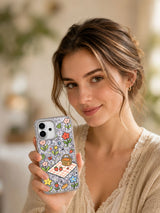 Happy Meadow Picnic artwork gallery view 13 on an iPhone 17 case