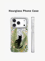 Midnight Garden Cats Floral iPhone 17 Pro Case