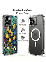 Golden Buds Secret Garden iPhone 13 Pro Max MagSafe Case - Aesthetic Floral
