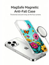 Sky and Butterflies iPhone 16 Pro Max Case - Aesthetic Floral PhoneCasing