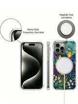 Golden Buds Secret Garden iPhone 13 Pro Max MagSafe Case - Aesthetic Floral