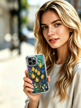 Golden Buds Secret Garden iPhone 13 Pro Max MagSafe Case - Aesthetic Floral
