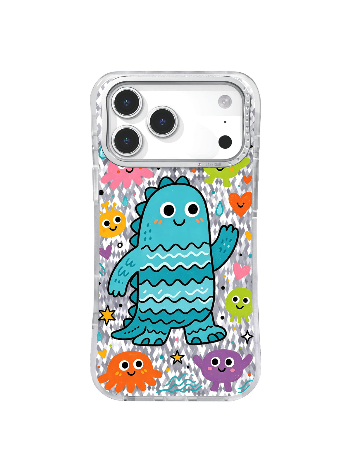 Crested Drop Cadence pattern içeren iPhone 17 Pro Max kılıfı