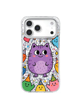 Translucent Pastel Cheer pattern içeren iPhone 17 Pro Max kılıfı