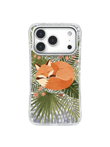 Sleeping Fox Botanical Dream iPhone 17 Pro Case