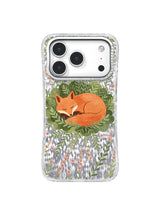 Sleeping Fox Botanical Dream iPhone 17 Pro Case