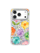 Magic Flower Balloon Garden iPhone 17 Pro Case – Watercolor Art