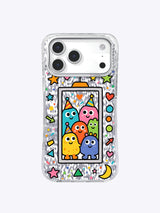 Whimsical Dream Monster Elevator artwork gallery view 1 on an iPhone 17 Pro Max case