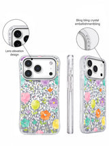 Magic Flower Balloon Garden iPhone 17 Pro Case – Watercolor Art