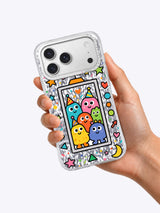 Whimsical Dream Monster Elevator artwork gallery view 6 on an iPhone 17 Pro Max case