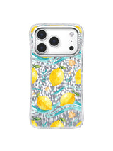 Coastal Lemon Summer iPhone 17 Pro Case – Watercolor Seaside Art