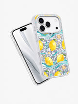 Coastal Lemon Summer iPhone 17 Pro Case – Watercolor Seaside Art