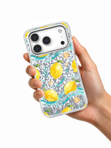 Coastal Lemon Summer iPhone 17 Pro Case – Watercolor Seaside Art