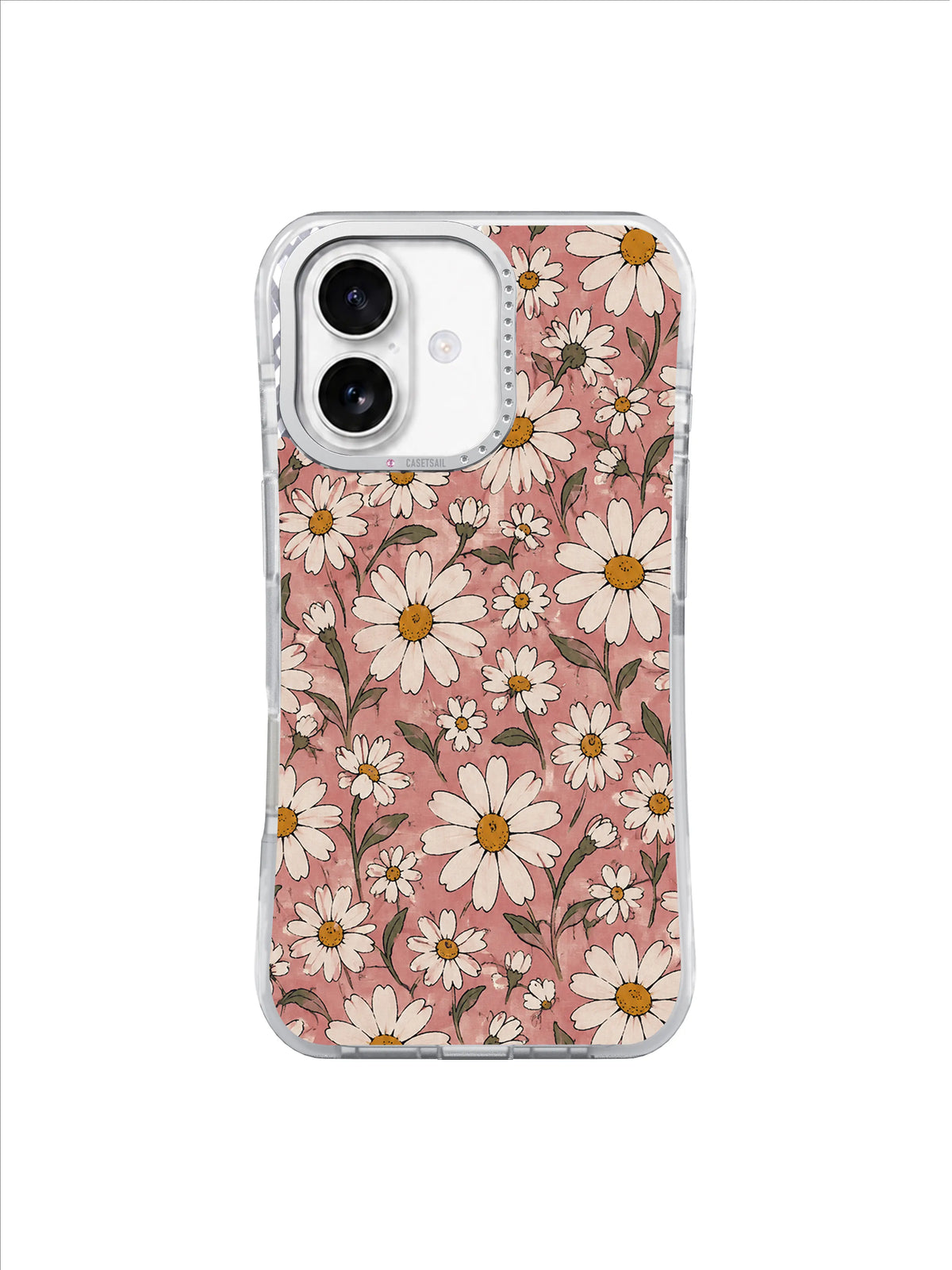 Blush Bloom pattern içeren iPhone 17 kılıfı