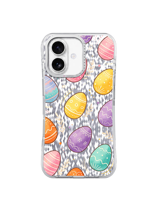 Open Sky Easter Drift iPhone 17 Case - Colorful Egg Art