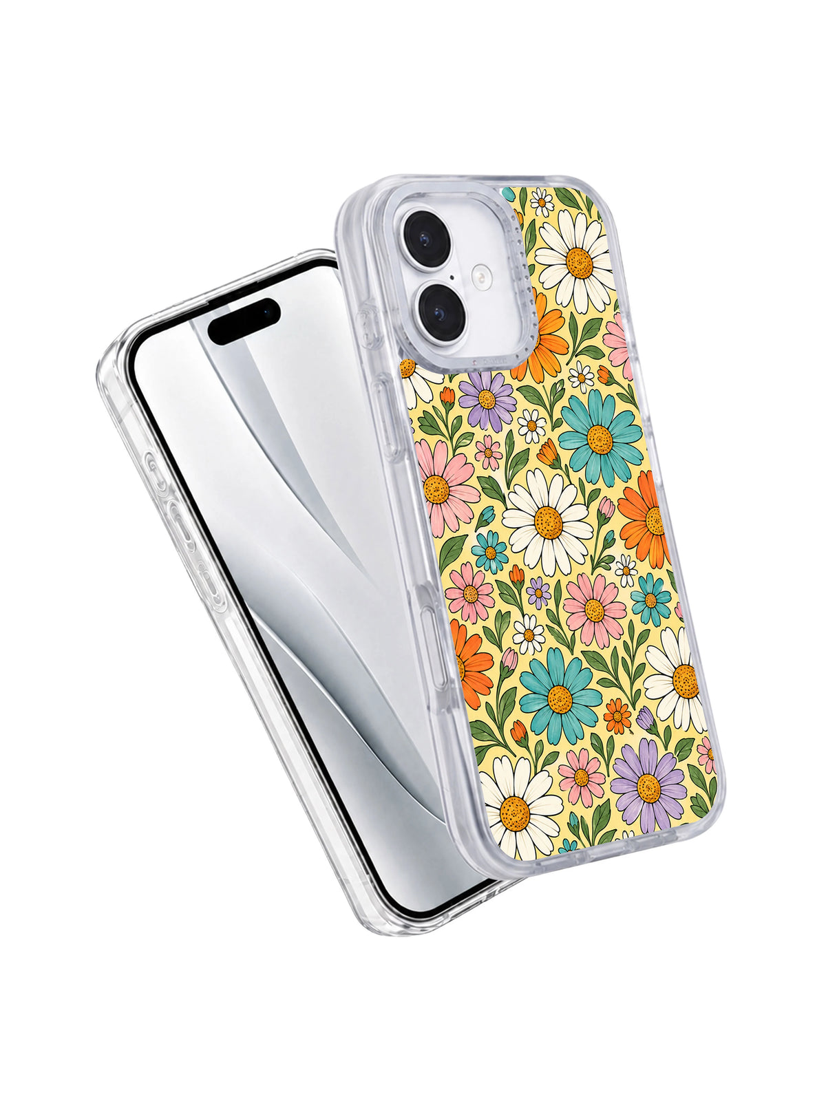 Buttercream Color Bloom görseli galeri görünümü 2 içeren iPhone 17 kılıfı