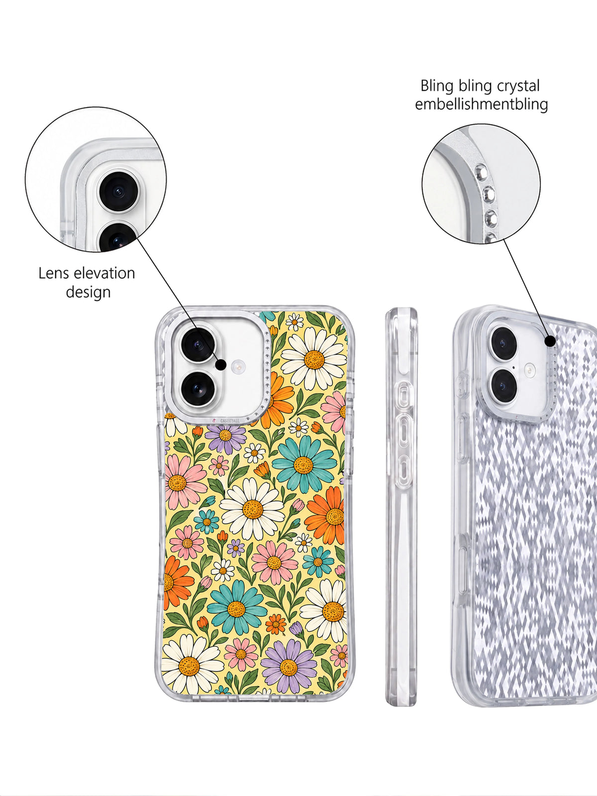 Buttercream Color Bloom görseli galeri görünümü 4 içeren iPhone 17 kılıfı