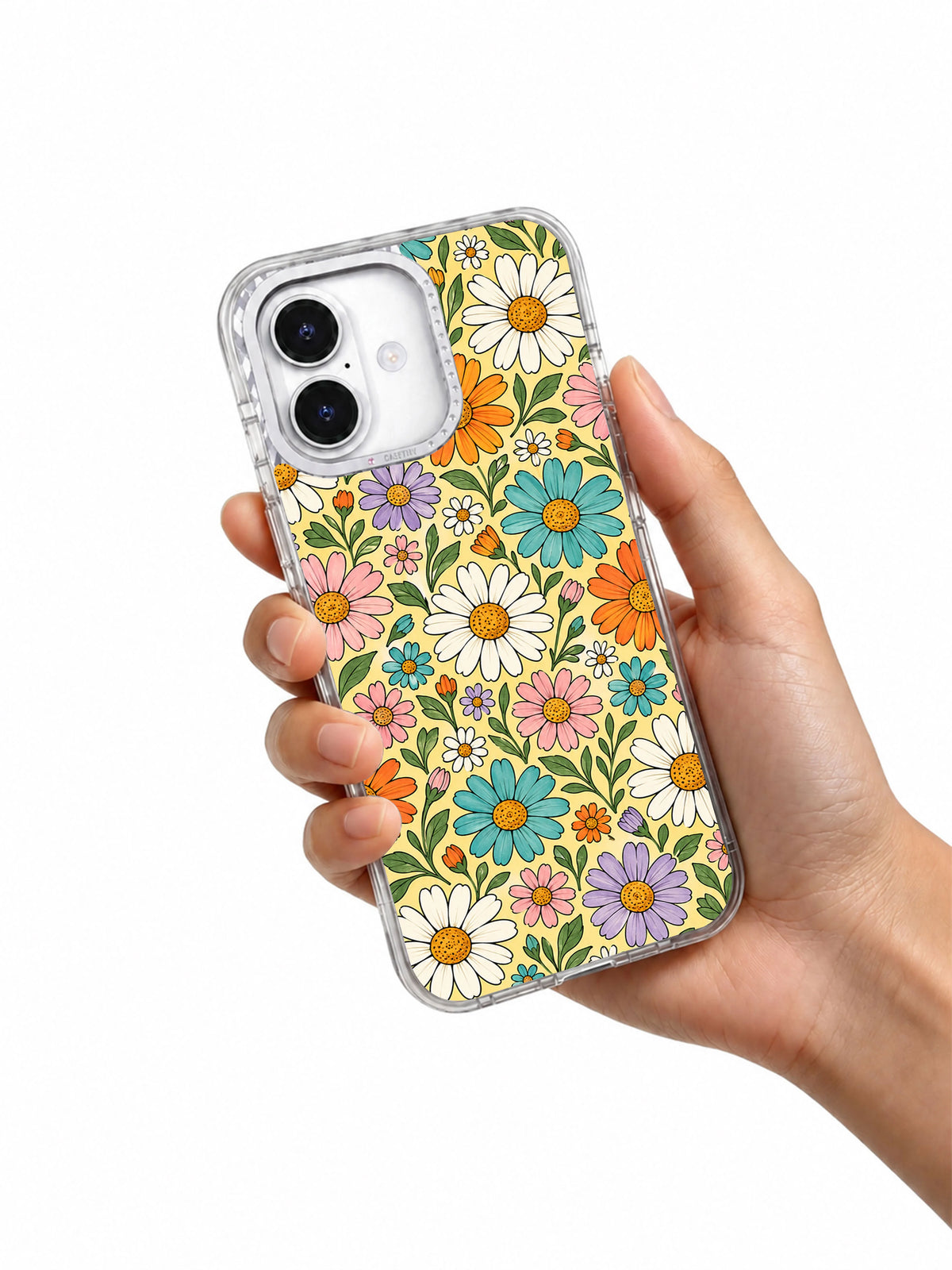 Buttercream Color Bloom görseli galeri görünümü 6 içeren iPhone 17 kılıfı