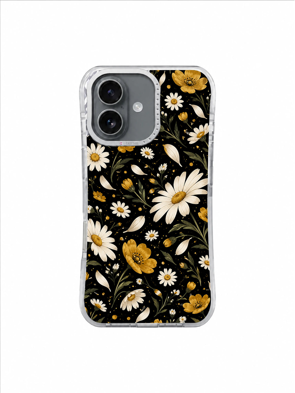 Shadow Blank Bloom pattern içeren iPhone 17 kılıfı